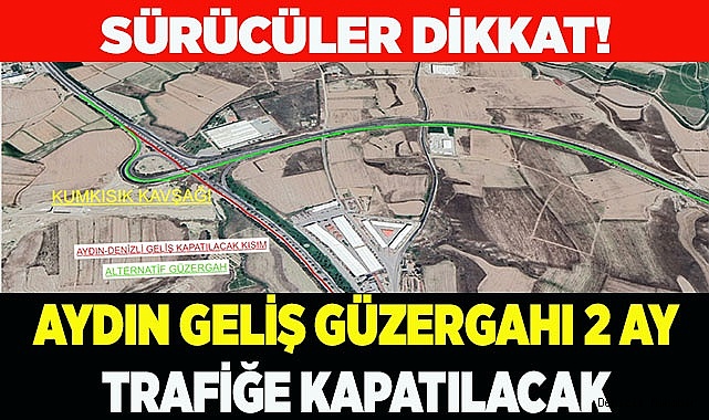 Kumkısık Kavşağı'nda yol çalışması yapılacak