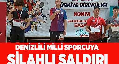 Milli sporcu okul çıkışında silahlı saldırıya uğradı