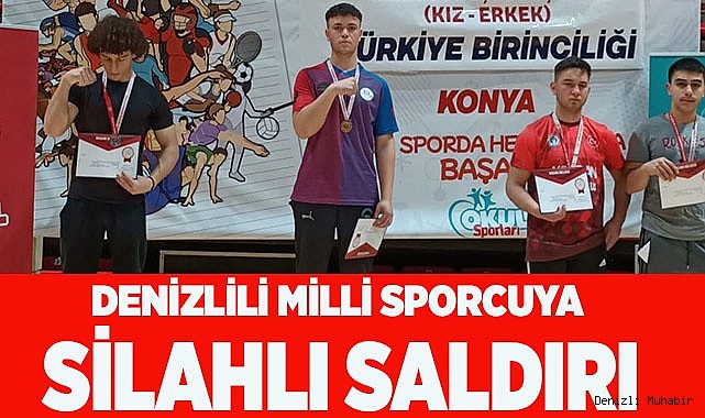 Milli sporcu okul çıkışında silahlı saldırıya uğradı