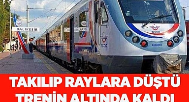YAŞLI KADIN TRENİN ALTINDA KALDI