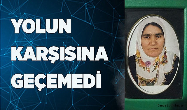 Yolun karşısına geçemedi