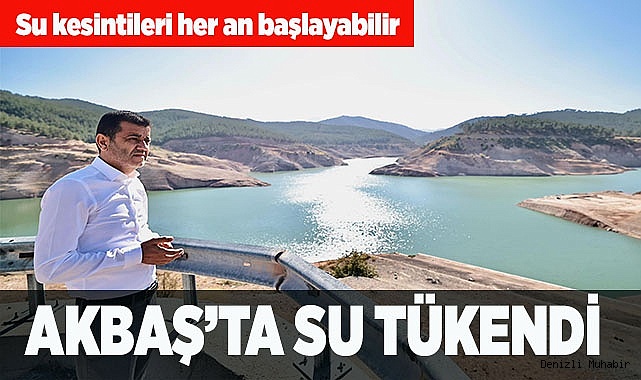 Akbaş Barajından içme suyu alımı durduruldu