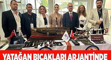Arjantin’de yatağan bıçakları dikkat çekti
