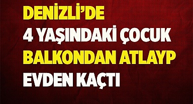 Balkondan atlayıp evden kaçan çocuğu büyükşehir personeli fark etti