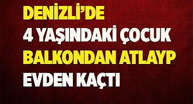 Balkondan atlayıp evden kaçan çocuğu büyükşehir personeli fark etti