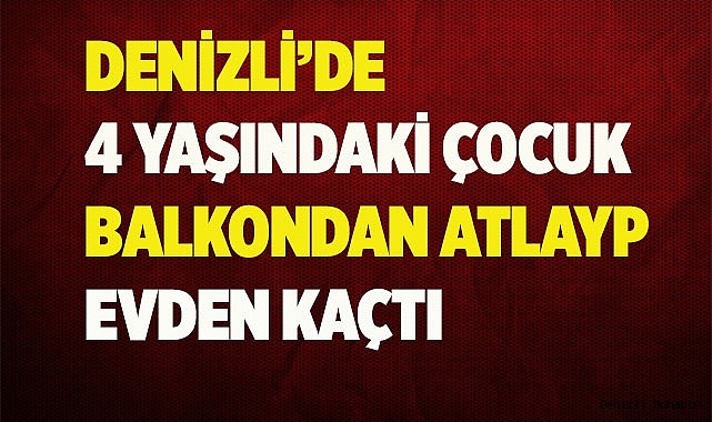 Balkondan atlayıp evden kaçan çocuğu büyükşehir personeli fark etti