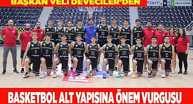 Başkan Veli Deveciler’den Basketbol Alt Yapısına Önem Vurgusu