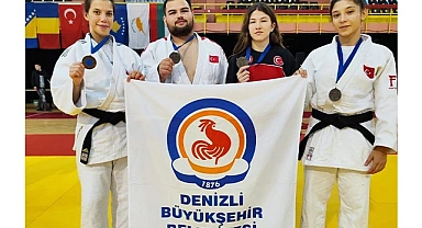 Belediyesporlu judocular Denizli’ye madalya ile döndü