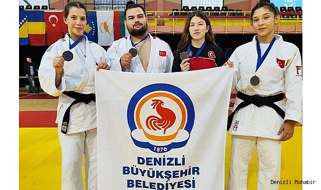 Belediyesporlu judocular Denizli’ye madalya ile döndü
