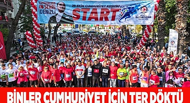 Denizli Cumhuriyet Koşusu’na akın etti