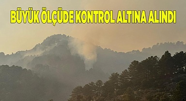 Denizli’deki orman yangını büyük ölçüde kontrol altına alındı