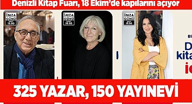 Denizli Kitap Fuarı, 18 Ekim’de kapılarını açıyor