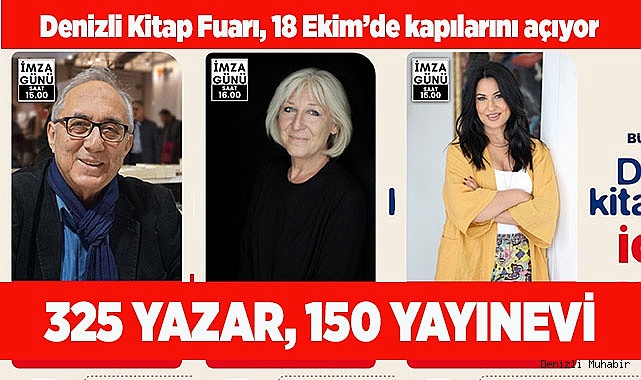 Denizli Kitap Fuarı, 18 Ekim’de kapılarını açıyor