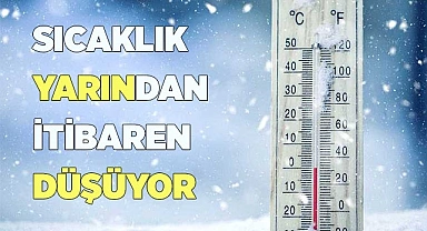 Hava sıcaklıkları düşüyor