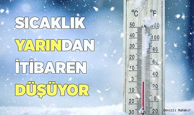 Hava sıcaklıkları düşüyor