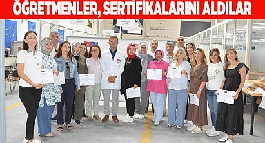 ÖĞRETMENLER, SERTİFİKALARINI ALDILAR