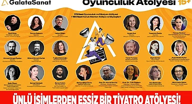 ÜNLÜ İSİMLERDEN EŞSİZ BİR TİYATRO ATÖLYESİ!