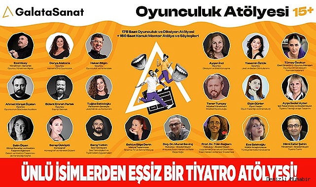 ÜNLÜ İSİMLERDEN EŞSİZ BİR TİYATRO ATÖLYESİ!