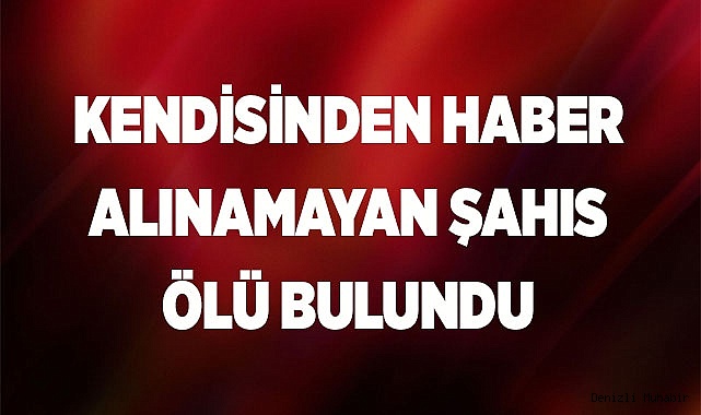 Yaşadığı apartmanda ölü bulundu