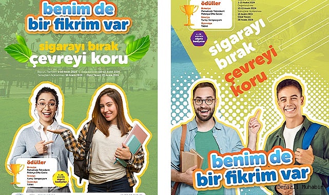 Sigarayı Bırak, Çevreyi Koru Proje Yarışması Başlıyor