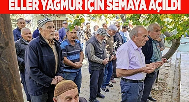 ÜRETİCİ YAĞMUR DUASINA ÇIKTI