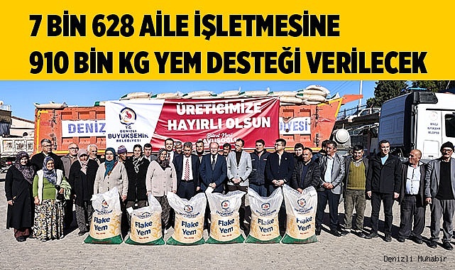 Üreticilere yem desteği başladı