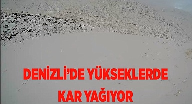 YÜKSEKLERDE KAR YAĞIYOR