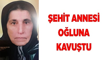 Bingöl şehidinin annesi hayatını kaybetti