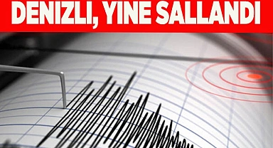Denizli'de 3.9 şiddetinde deprem meydana geldi