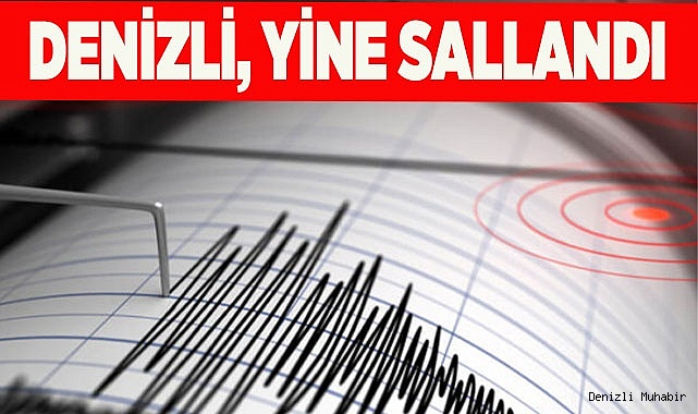 Denizli'de 3.9 şiddetinde deprem meydana geldi