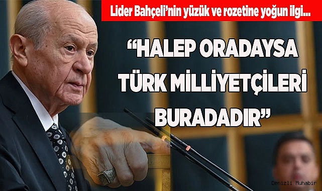 “HALEP ORADAYSA TÜRK MİLLİYETÇİLERİ BURADADIR”