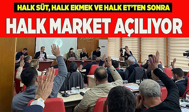 HALK SÜT, HALK EKMEK VE HALK ET’TEN SONRA HALK MARKET YOLDA