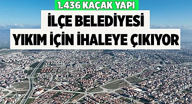 İLÇE BELEDİYESİ YIKIM İÇİN İHALEYE ÇIKIYOR