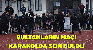 Kızların maçı karakolda son buldu