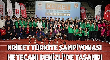 KRİKET TÜRKİYE ŞAMPİYONASI HEYECANI DENİZLİ’DE YAŞANDI