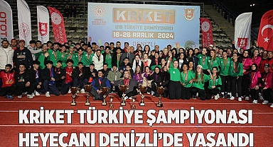 KRİKET TÜRKİYE ŞAMPİYONASI HEYECANI DENİZLİ’DE YAŞANDI