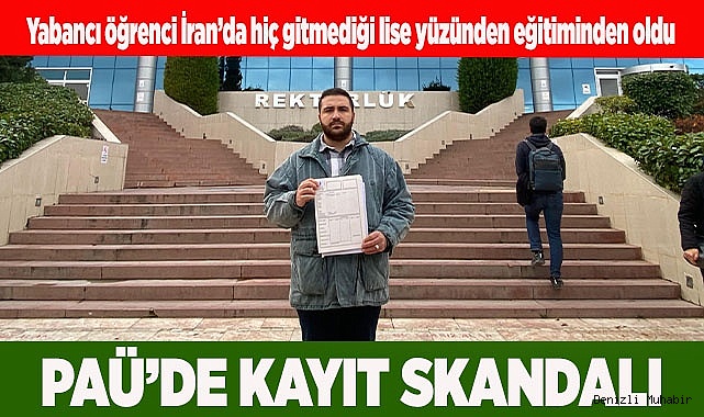 PAÜ’de kayıt skandalı