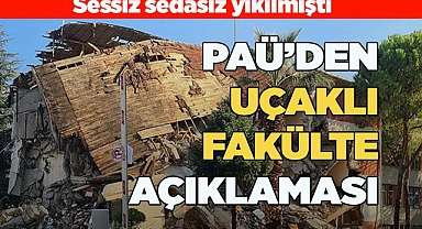 PAÜ’DEN UÇAKLI FAKÜLTE AÇIKLAMASI