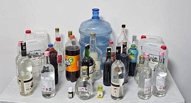 Piyasaya sahte alkol sokmak isteyen şahıs jandarmaya yakalandı