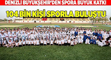 104 bin kişi sporla buluştu