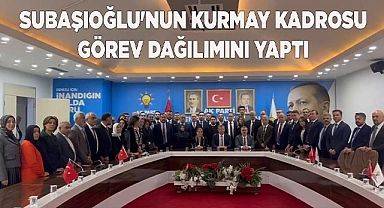 AK PARTİ İL YÖNETİMİ GÖREV DAĞILIMI YAPTI