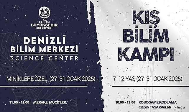 Denizli Bilim Merkezi’nde Kış Bilim Kampı heyecanı!