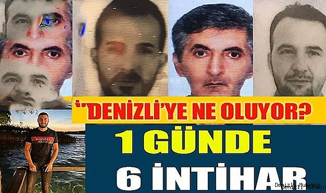 Denizli'de bir günde 6 intihar