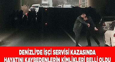 Denizli’deki  kazada hayatını kaybedenlerin kimlikleri belli oldu