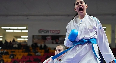 Denizlili Cemre, karatede gümüş madalya kazandı