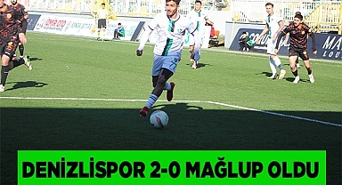Denizlispor 2-0 mağlup oldu