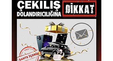 Dolandırıcılardan sahte çekiliş tuzağı