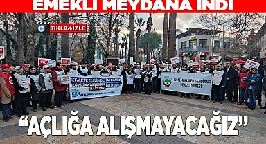 EMEKLİ MEYDANA İNDİ