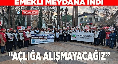 EMEKLİ MEYDANA İNDİ