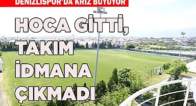 HOCA GİTTİ, TAKIM İDMANA ÇIKMADI